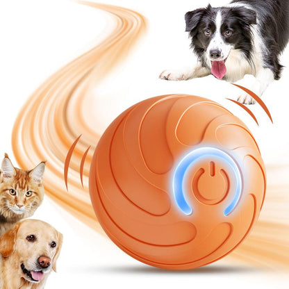 Intelligent Jumping Vibration Interactive Dog Ball, Automatic Sports Bouncing Ball Toy, Suitable for Small/Large Dogs, USB Rechargeable