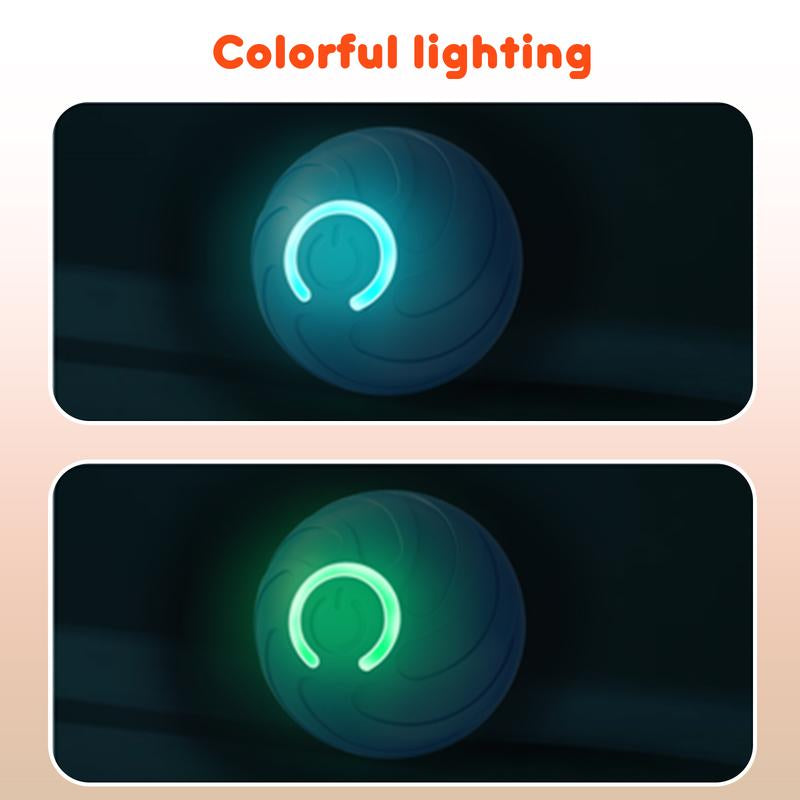 Intelligent Jumping Vibration Interactive Dog Ball, Automatic Sports Bouncing Ball Toy, Suitable for Small/Large Dogs, USB Rechargeable