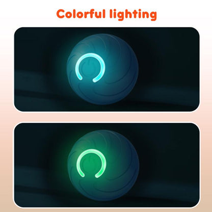 Intelligent Jumping Vibration Interactive Dog Ball, Automatic Sports Bouncing Ball Toy, Suitable for Small/Large Dogs, USB Rechargeable