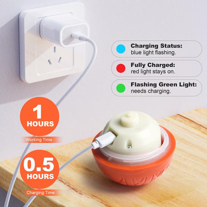 Intelligent Jumping Vibration Interactive Dog Ball, Automatic Sports Bouncing Ball Toy, Suitable for Small/Large Dogs, USB Rechargeable